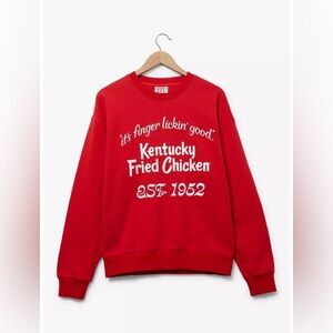 NEW KFC Finger Lickin' Good Women's Crewneck - BoxLunch Exclusive